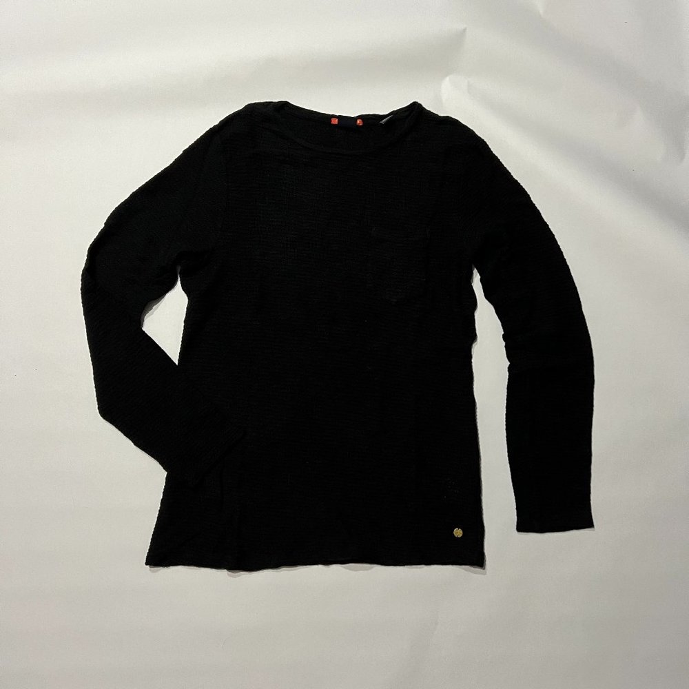 Scotch & Soda Black Knit Sweater